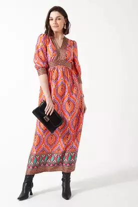 Marc Angelo Long Sleeve Maxi Dress