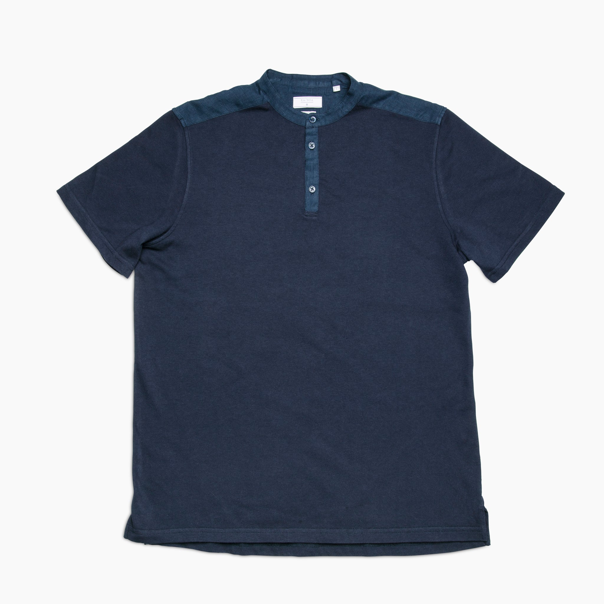 Marc dark blue heavy cotton jersey t-shirt