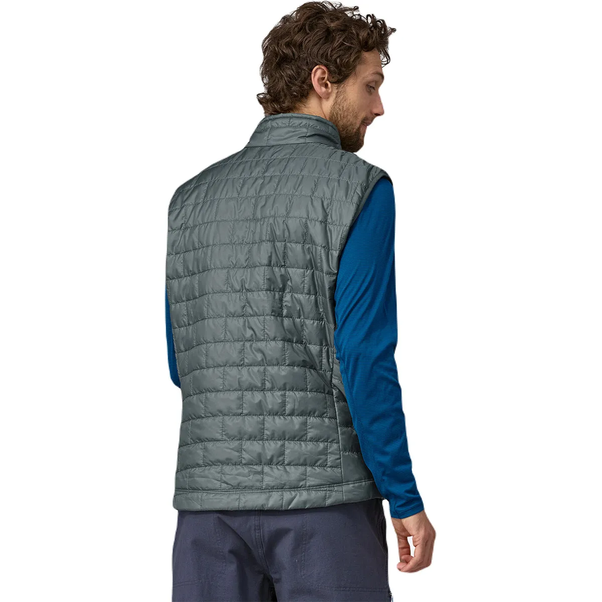 Men's Nano Puff Vest in Nouveau Green from Patagonia.