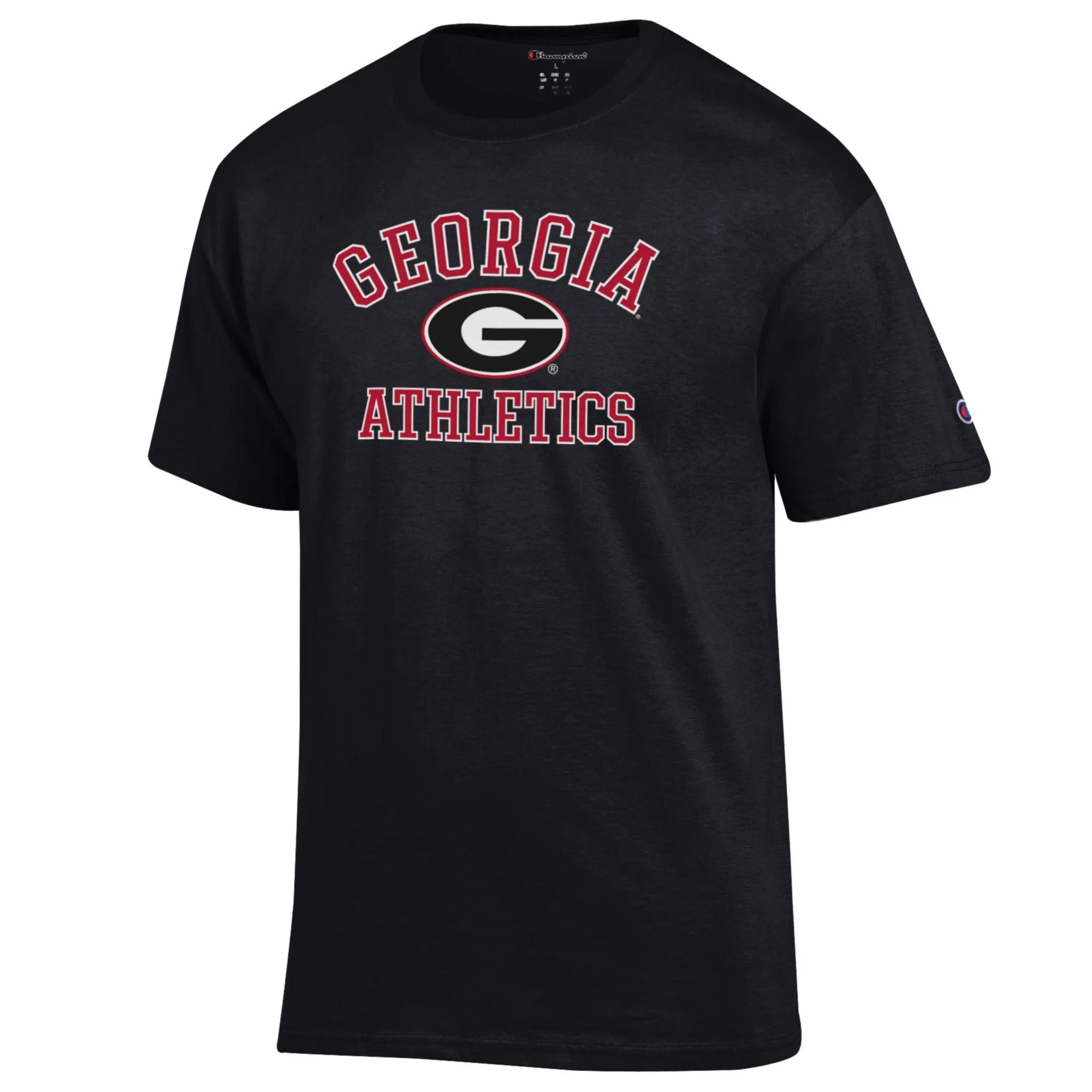 Men's Champion Black Georgia Bulldogs Athletics T-Shirt