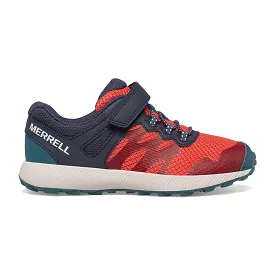 Merrell Kids Nova 2 A/C Sneaker - Navy/Coral