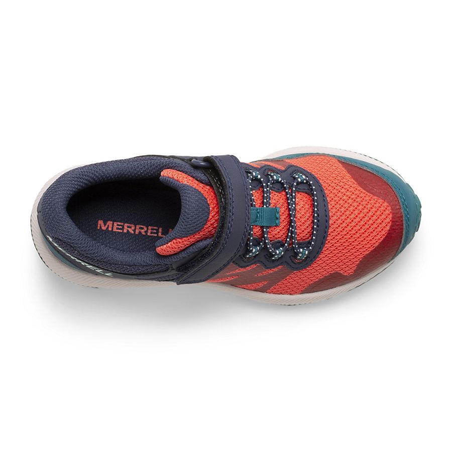 Merrell Kids Nova 2 A/C Sneaker - Navy/Coral