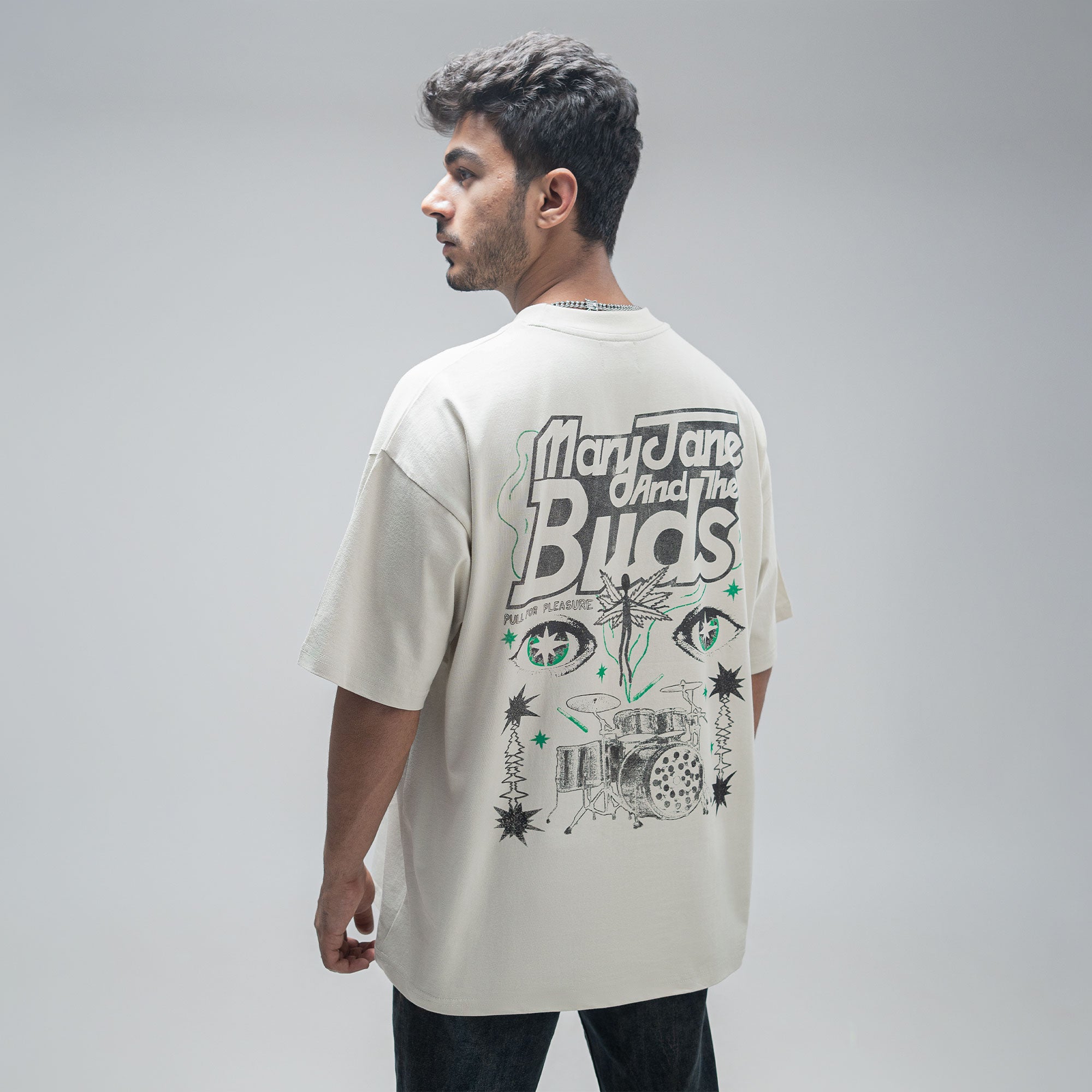 MJ & THE BUDS 'Tour Tee' - Smoke Green - Shop Now!