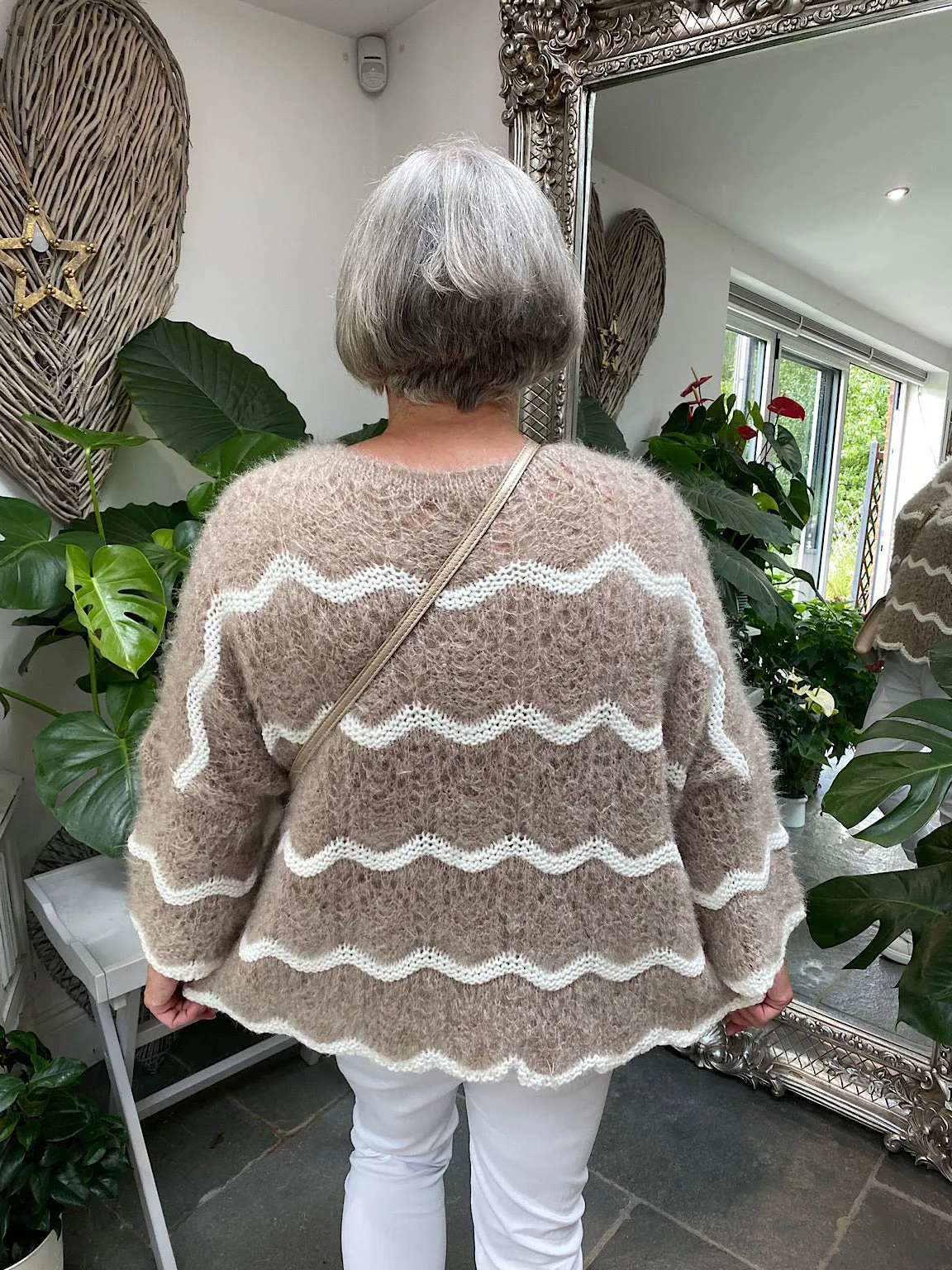 Mocha Luxury Fluffy Sweater Sharon