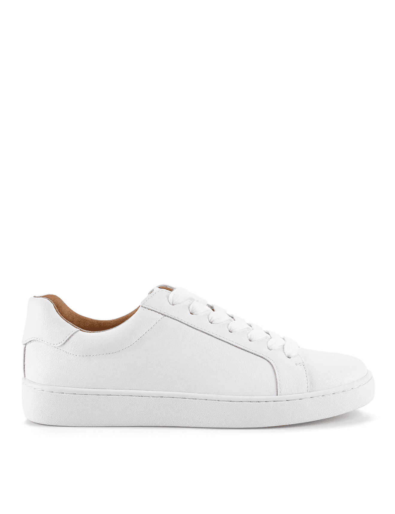 Monarch White Leather Sneaker