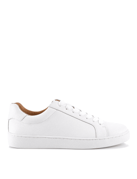 Monarch White Leather Sneaker