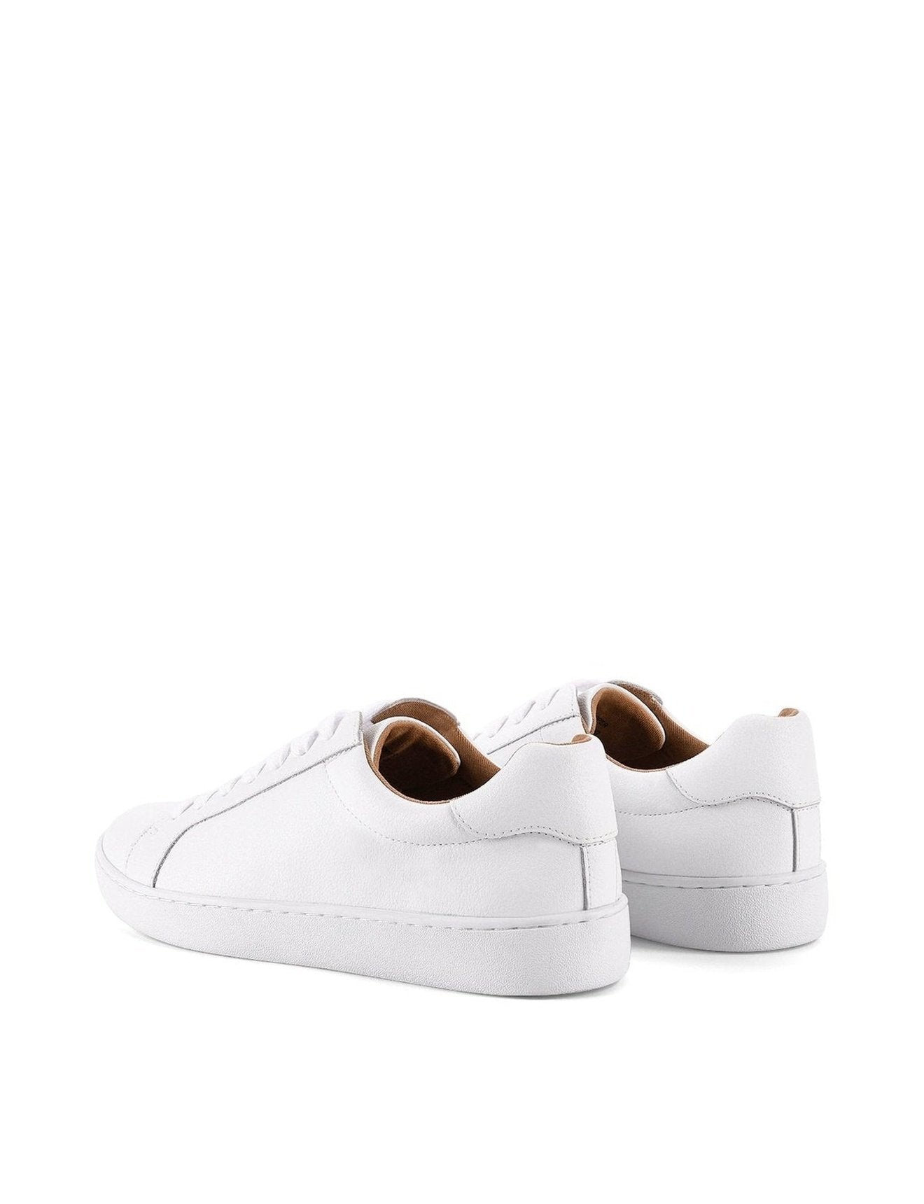 Monarch White Leather Sneaker