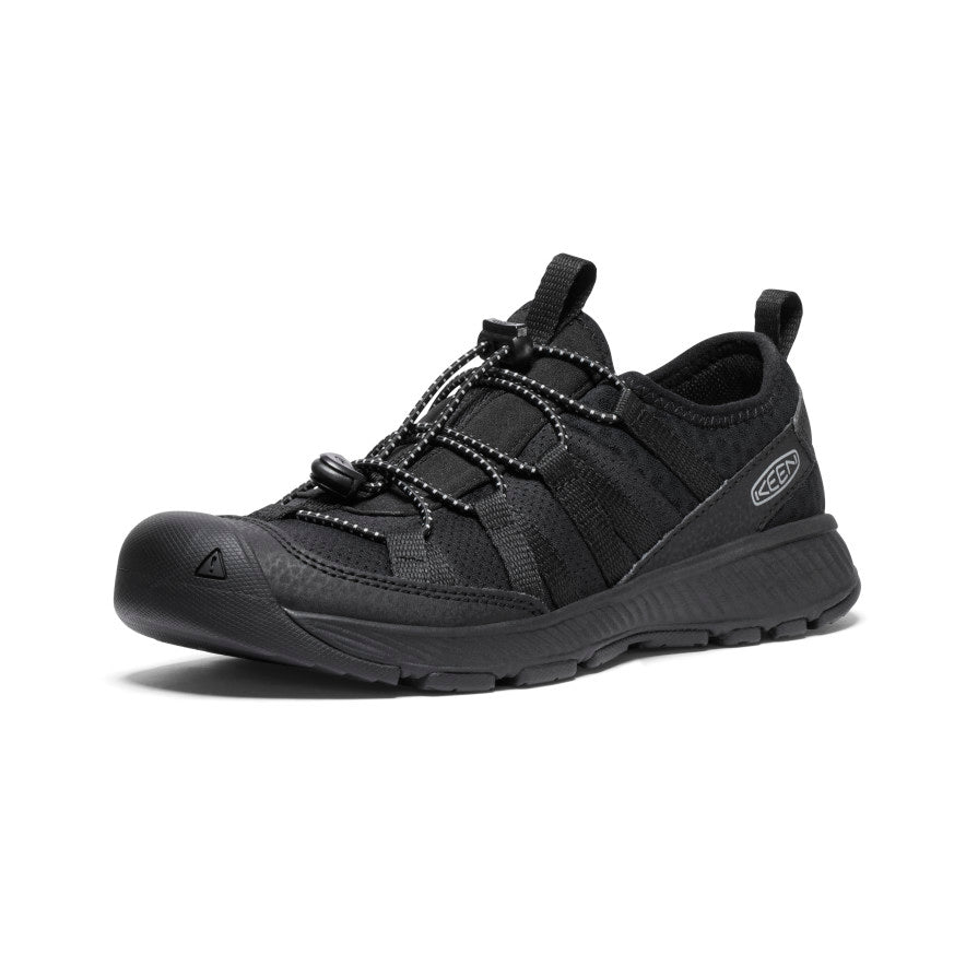 Motozoa Sneaker for Big Kids | Black/Black