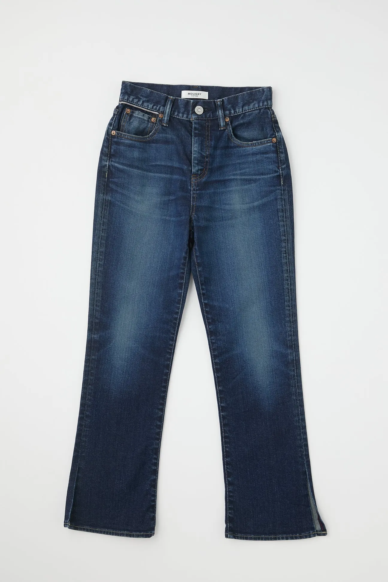 Vintage High Waisted Flare Jeans - Moussy Glendora