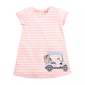 Mud Pie Pink Golf T-Shirt Dress.