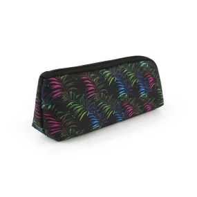 Multicolor Tropical Floral Pencil Case Zipper Organizer for School and Office - 19cm