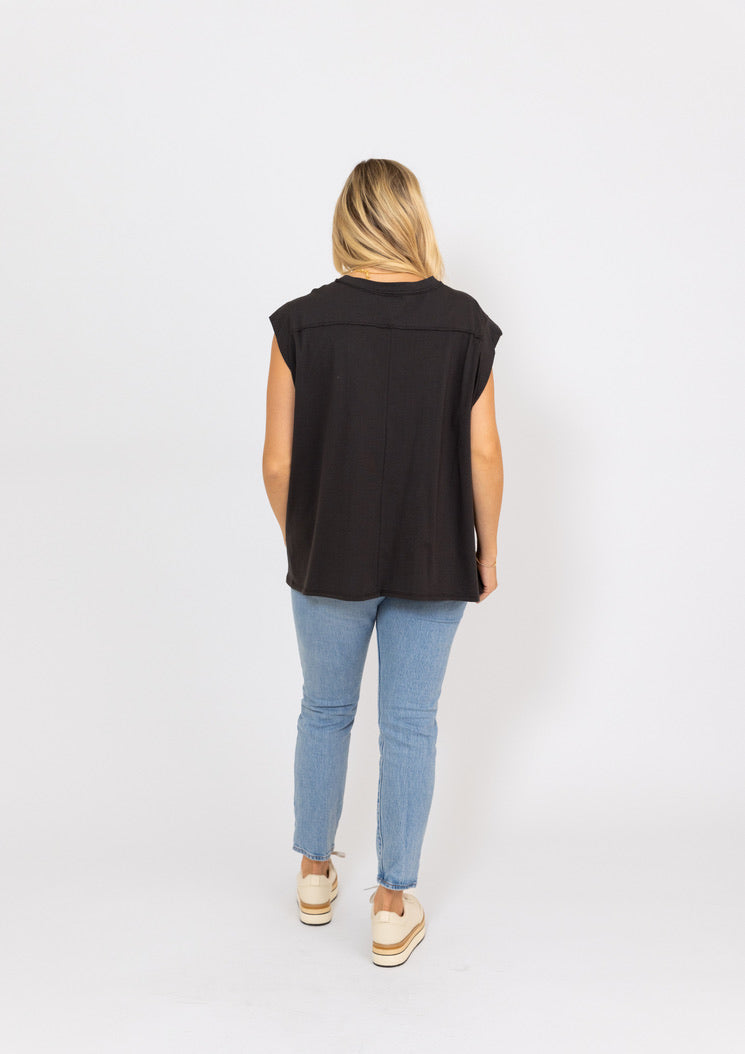 Muscle Scoop Neck Tee