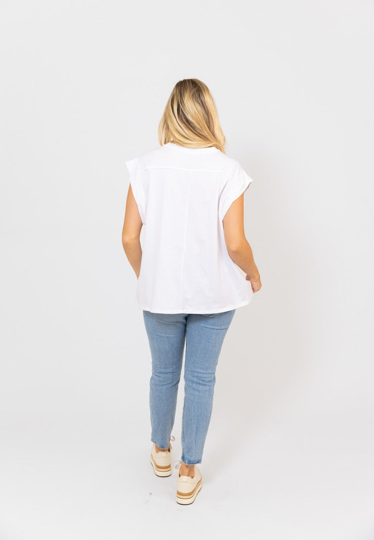 Muscle Tee with Scoop Neckline