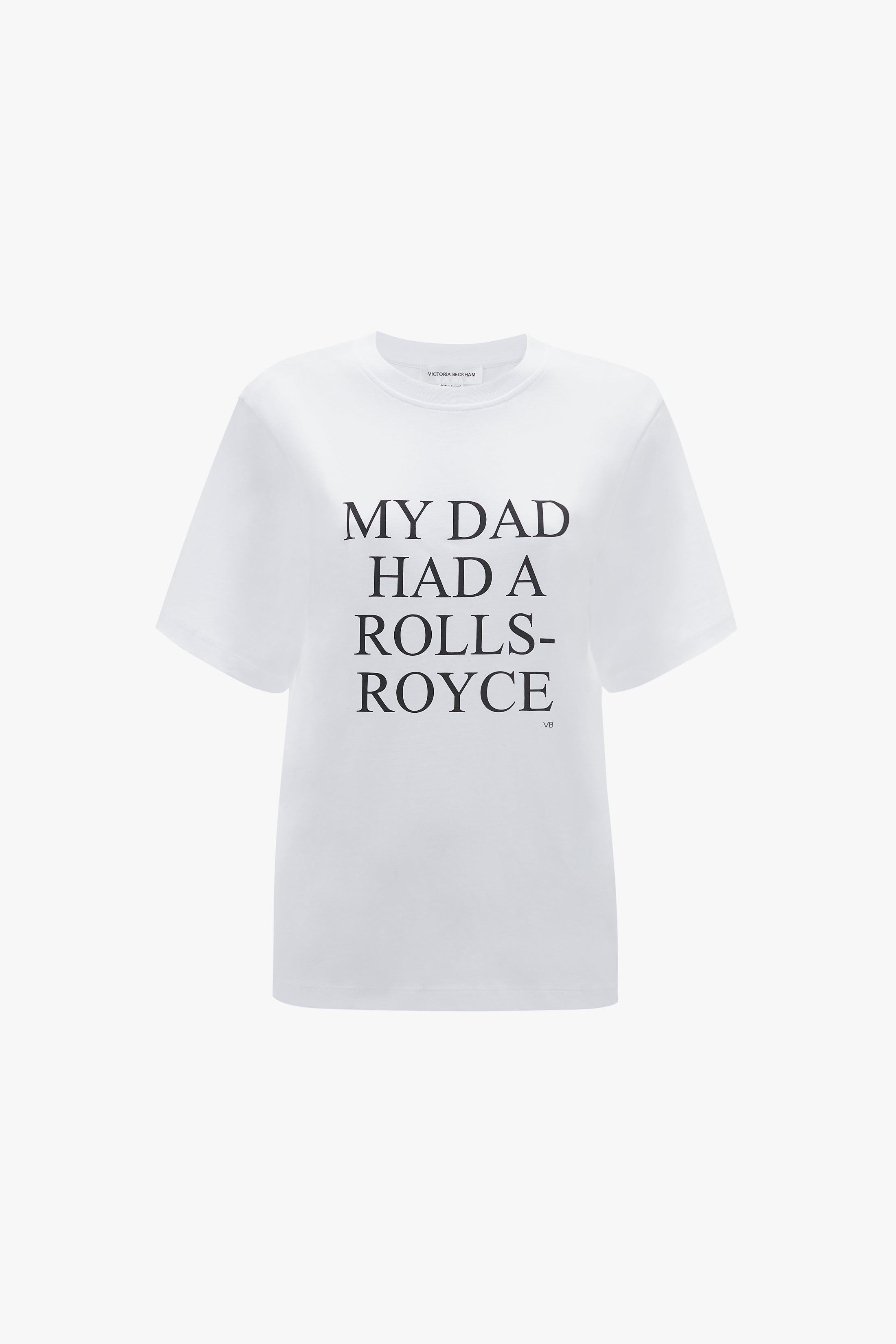 'My Dad Had A White Rolls-Royce' Slogan T-Shirt - Exclusive Offer