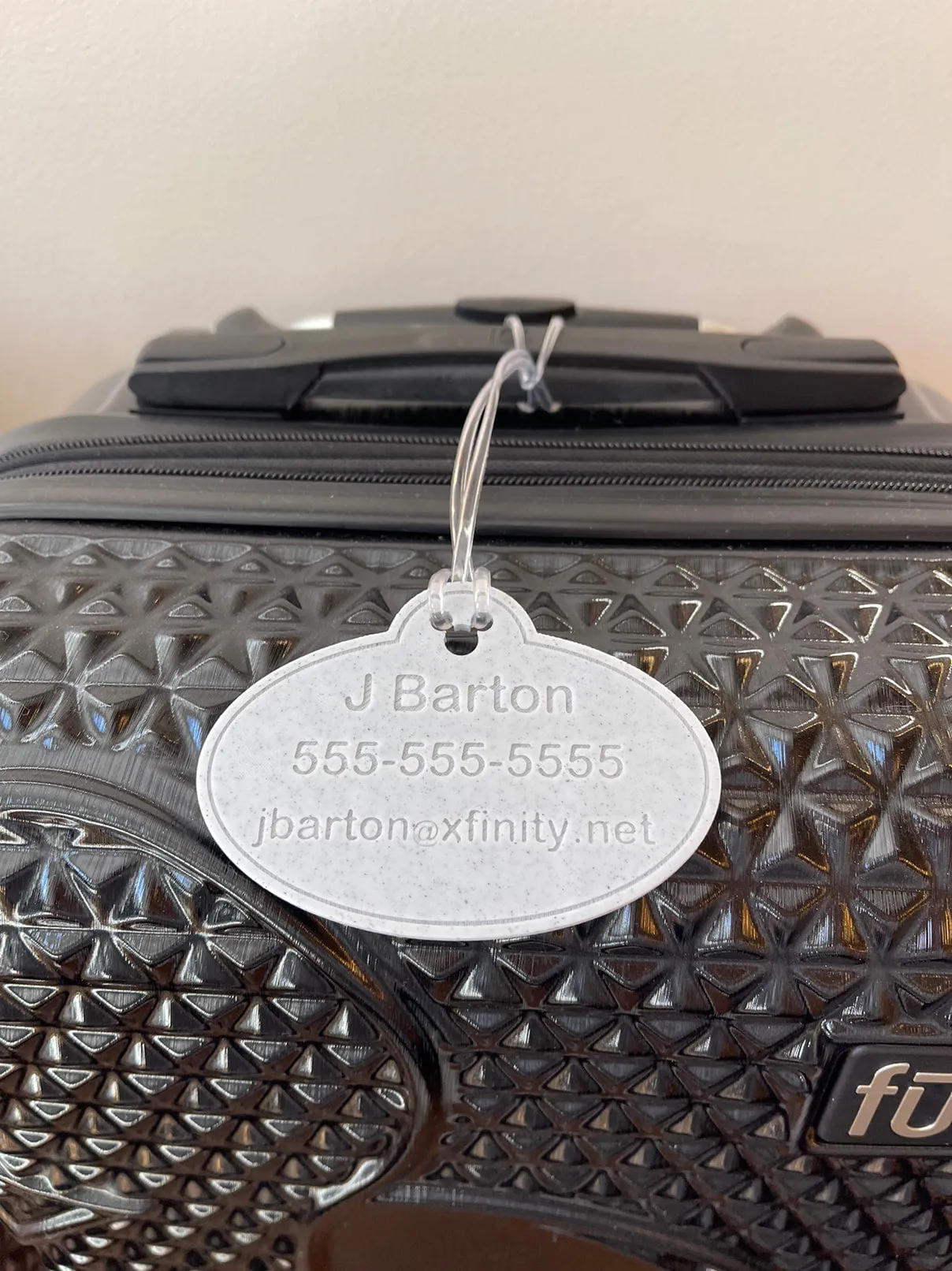 Personalized Name Tag for Suitcase