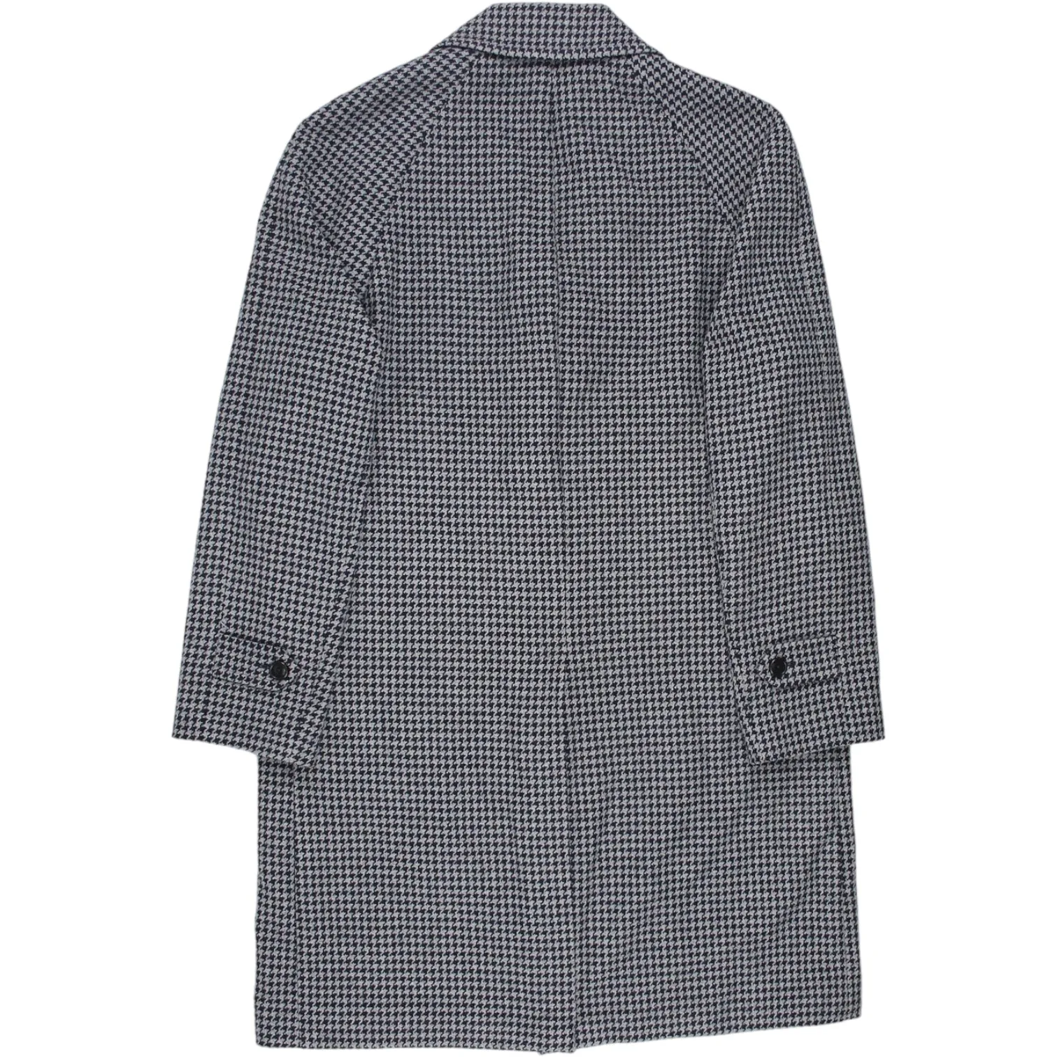 Navy Grey Dogtooth Coat by Tommy Hilfiger