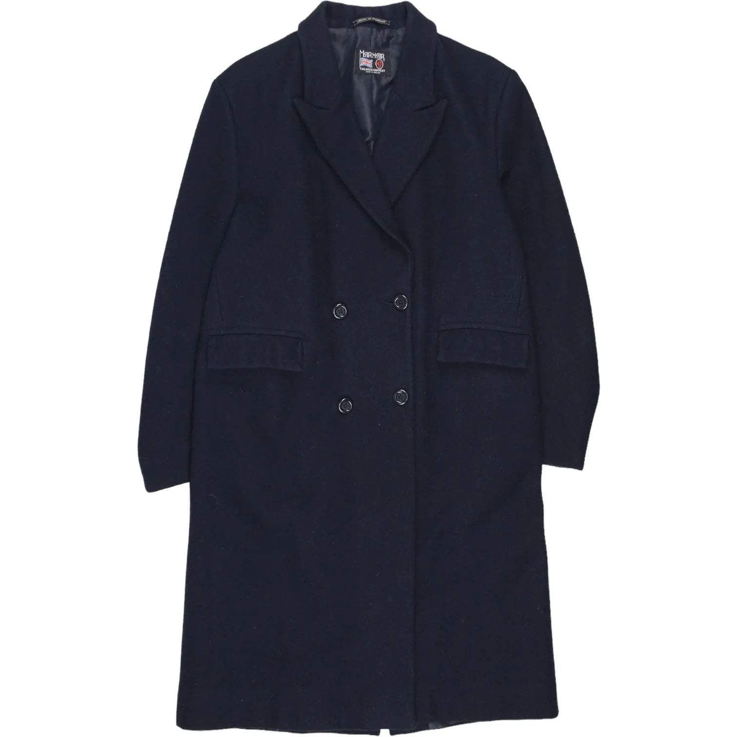 Navy Vintage Marmair Double Breasted Coat