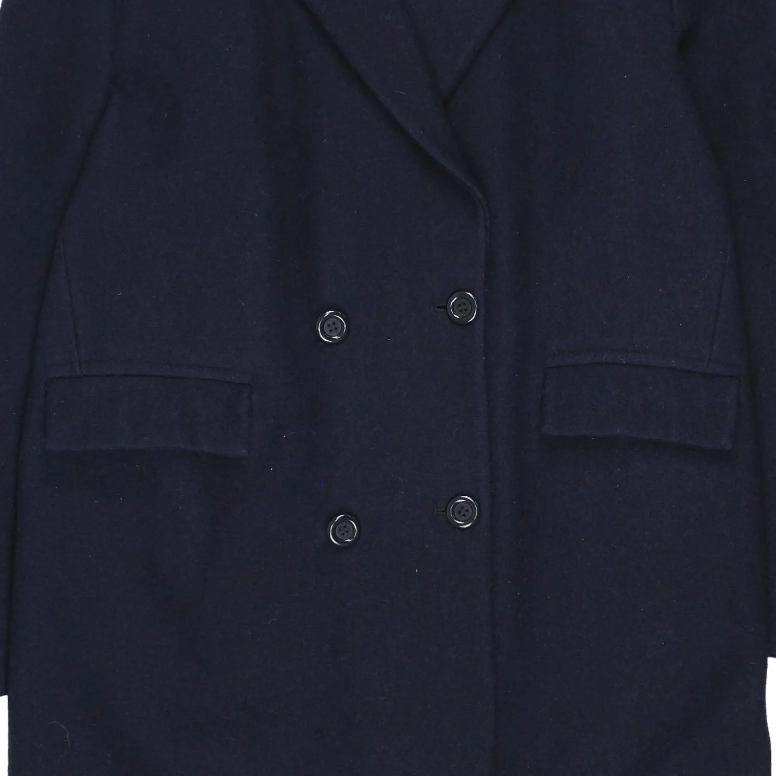 Navy Vintage Marmair Double Breasted Coat