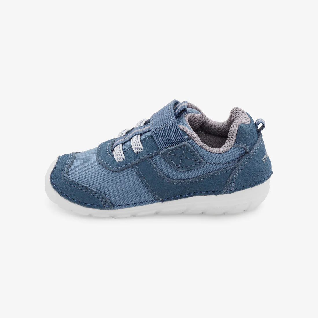 Navy Zips Runner Baby/Toddler Soft Motion Sneaker