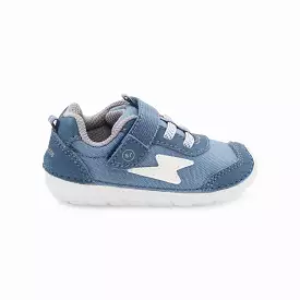 Navy Zips Runner Baby/Toddler Soft Motion Sneaker