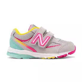 New Balance Grey Multi Toddler Sneaker Hook & Loop 888v2