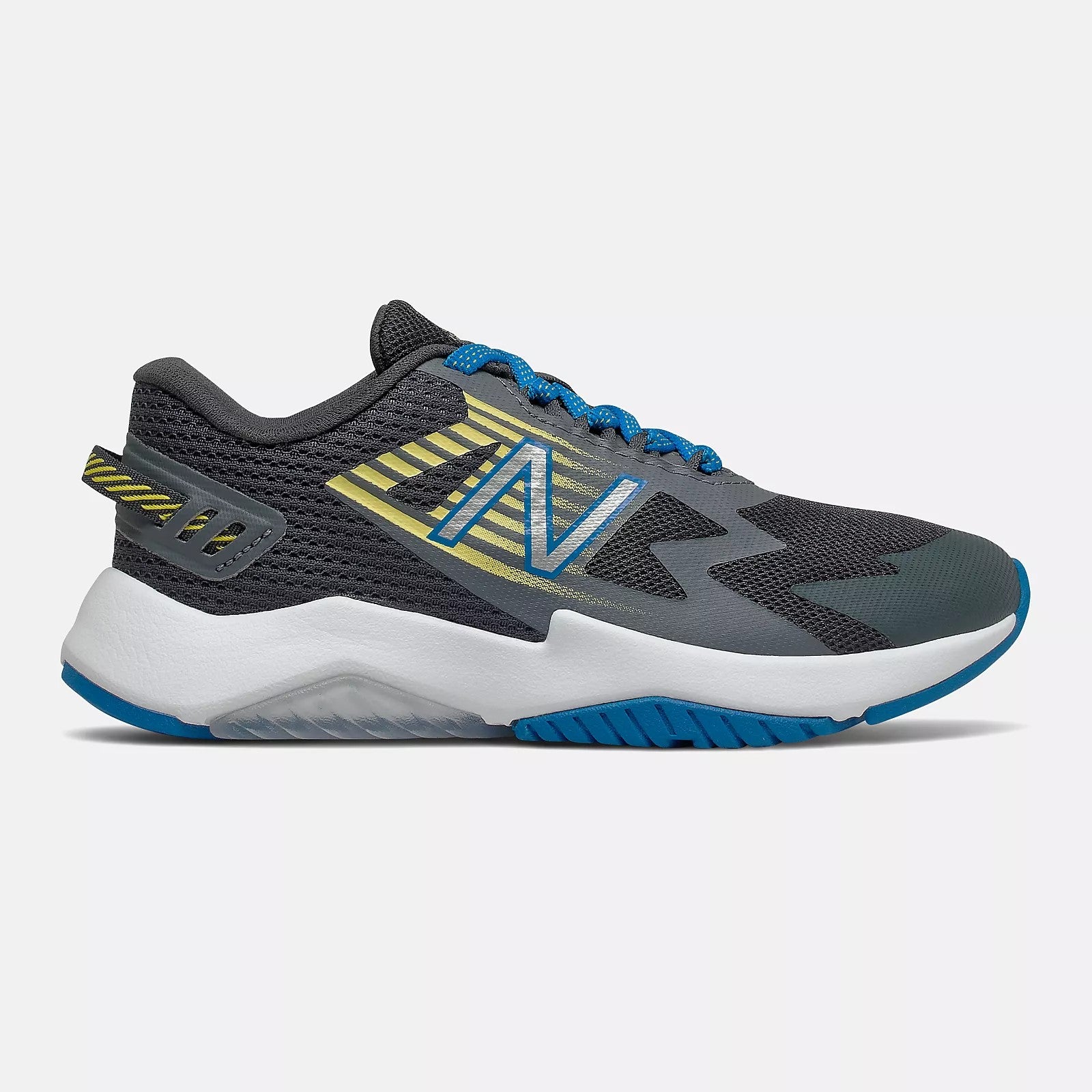 New Balance Orca/Citra Yellow Rave Run Youth Sneaker -> New Balance Youth Sneaker - Orca/Citra Yellow Rave Run