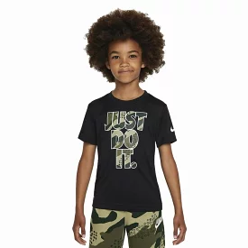 Nike Junior Sportswear Just Do It Black Camo T-shirt