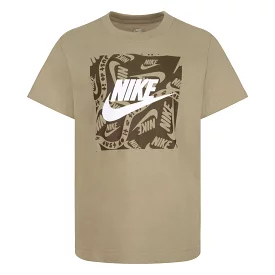 Nike Juniors Square Khaki/Brown Tee