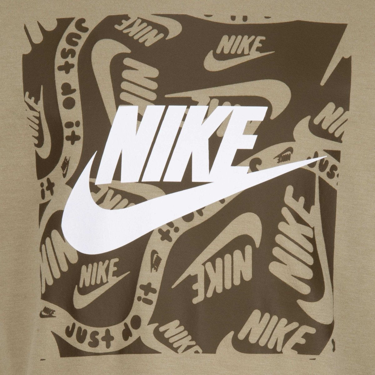 Nike Juniors Square Khaki/Brown Tee