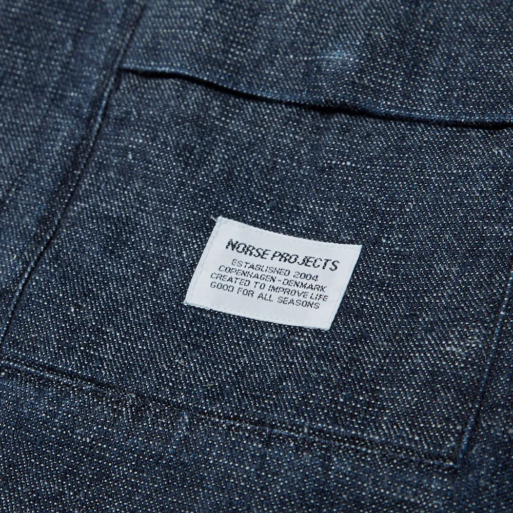 Norse Projects Kyle Hemp Indigo Denim Jacket