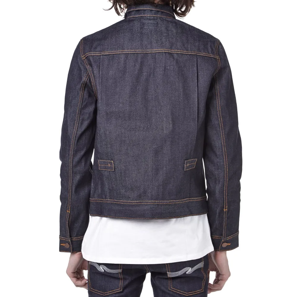 Nudie Sonny Organic Denim Jacket Dry Dirt Color