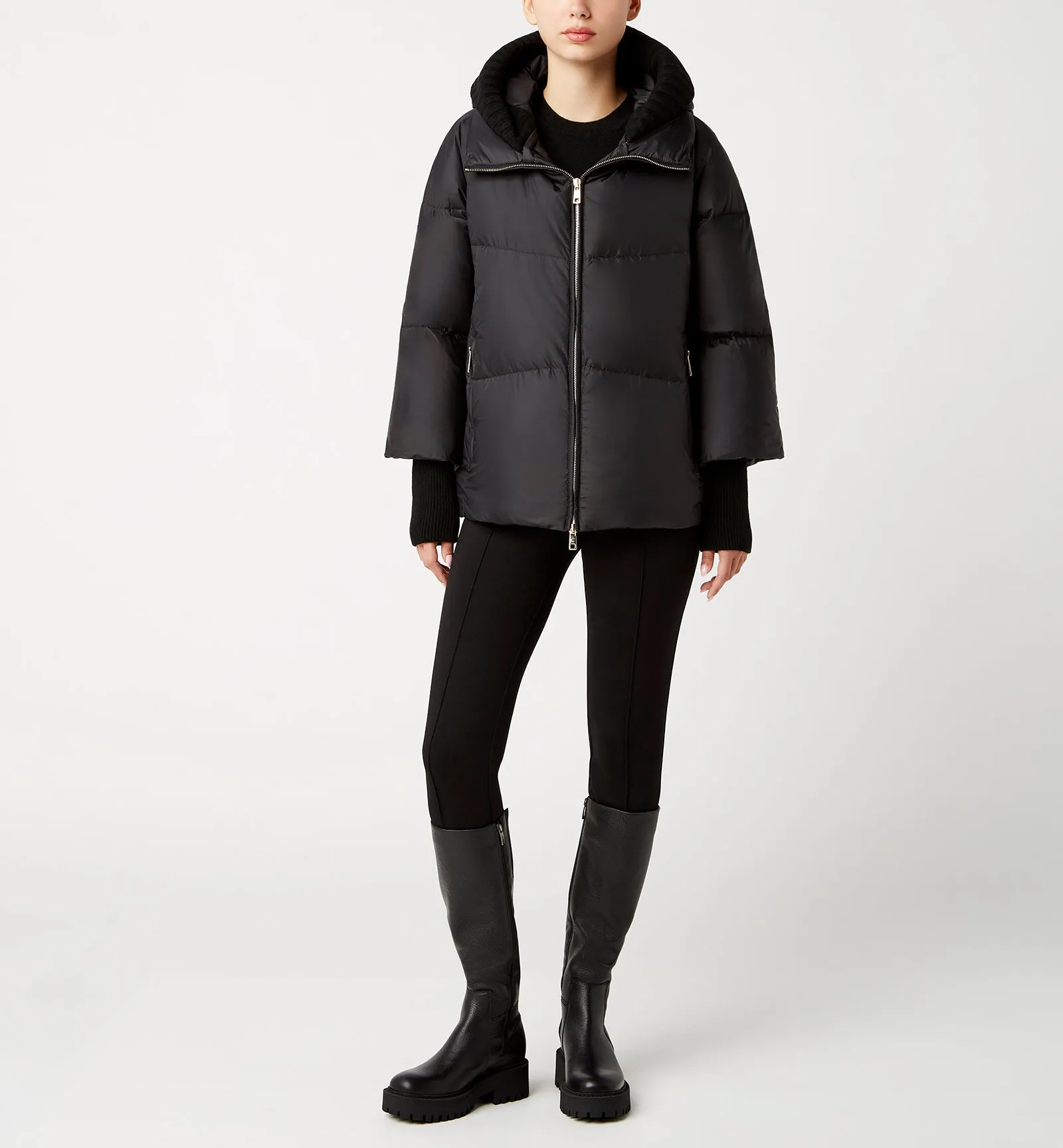 Nyx Hooded Short Puffer Coat