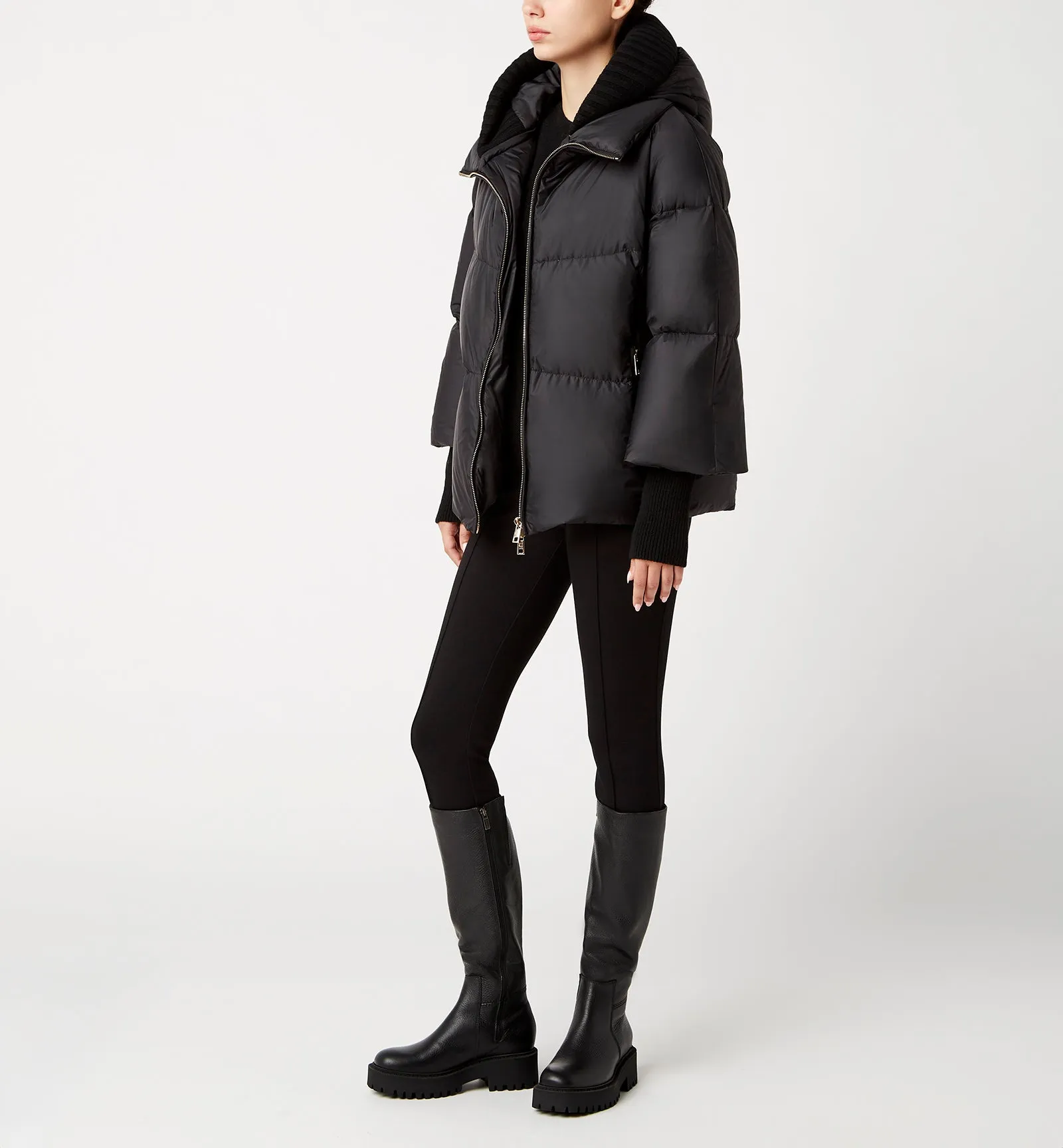 Nyx Hooded Short Puffer Coat