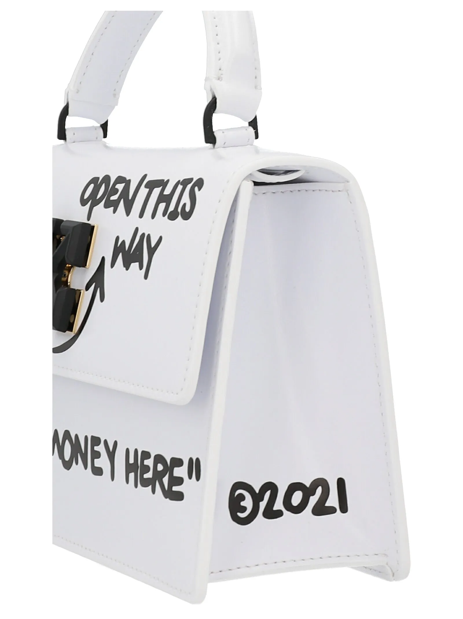 Off-White Jitney 1.4 Logo Plaque Crossbody Bag