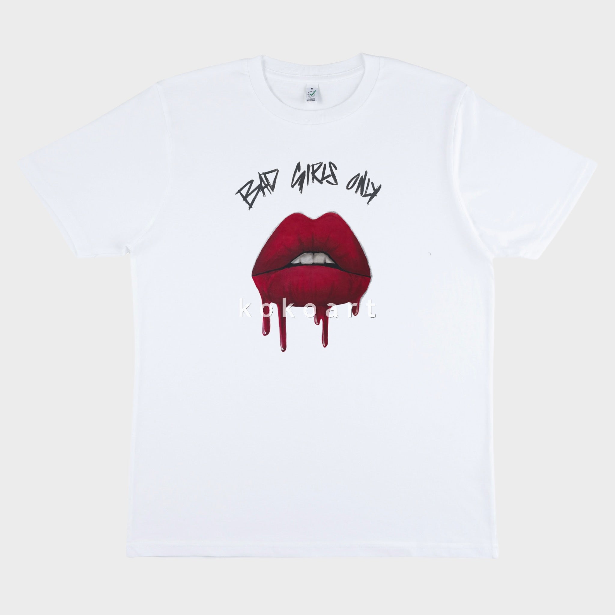 Organic Cotton Clothing - Hand painted for Bad Girls