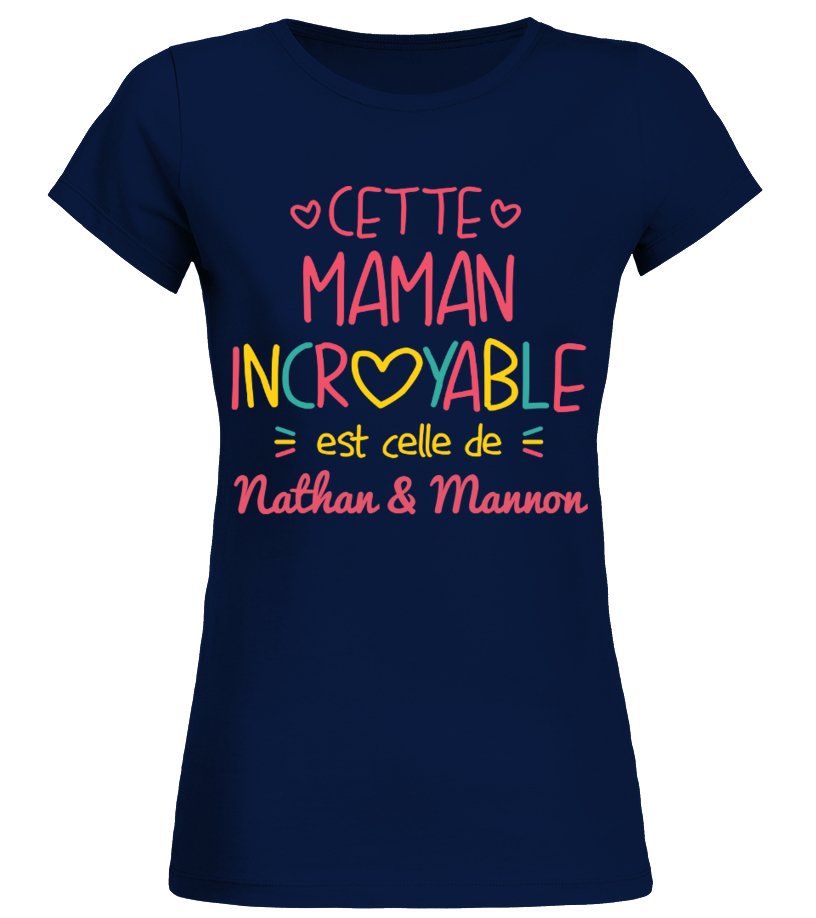 Original Mother's Day Gift Idea, Amazing Mom, Personalized Women's T-shirt CTS10042203