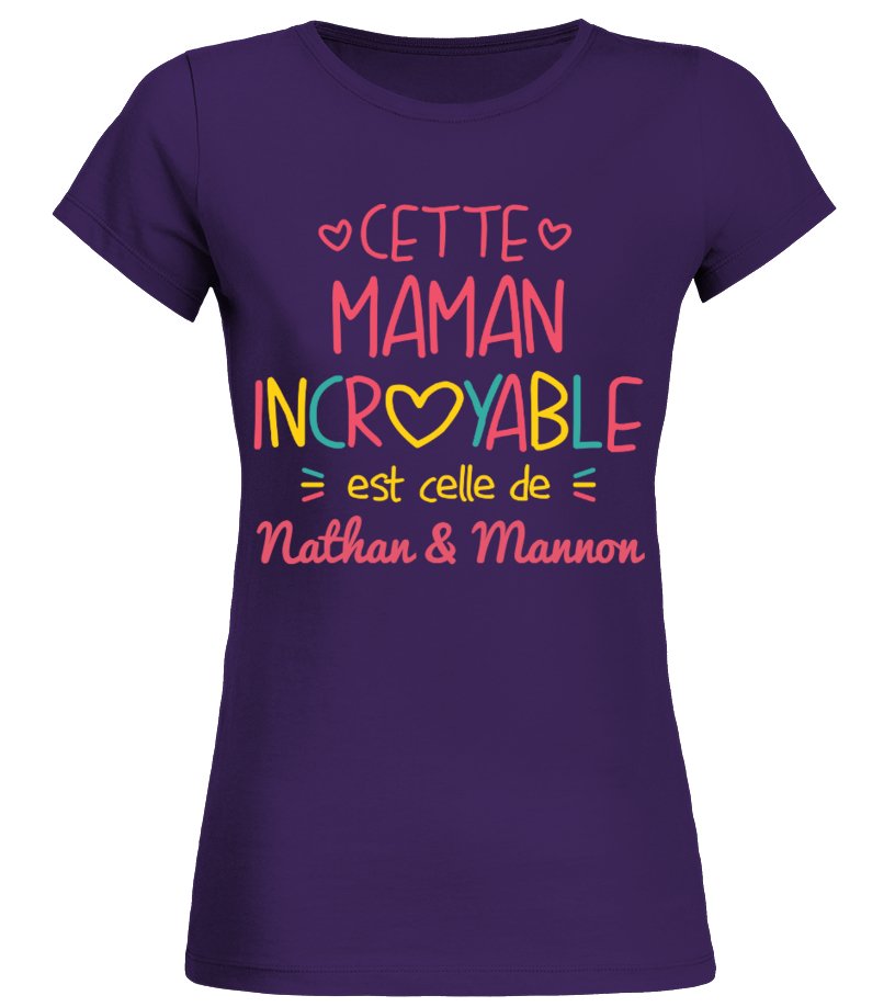 Original Mother's Day Gift Idea, Amazing Mom, Personalized Women's T-shirt CTS10042203