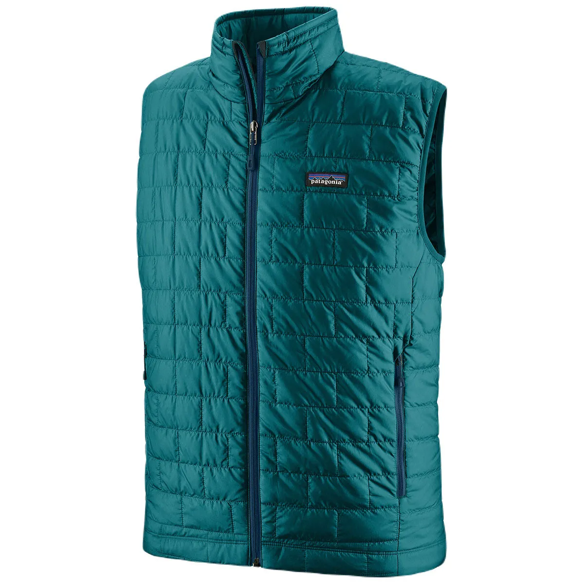 Patagonia Men's Blue Nano Puff Vest for Belaying