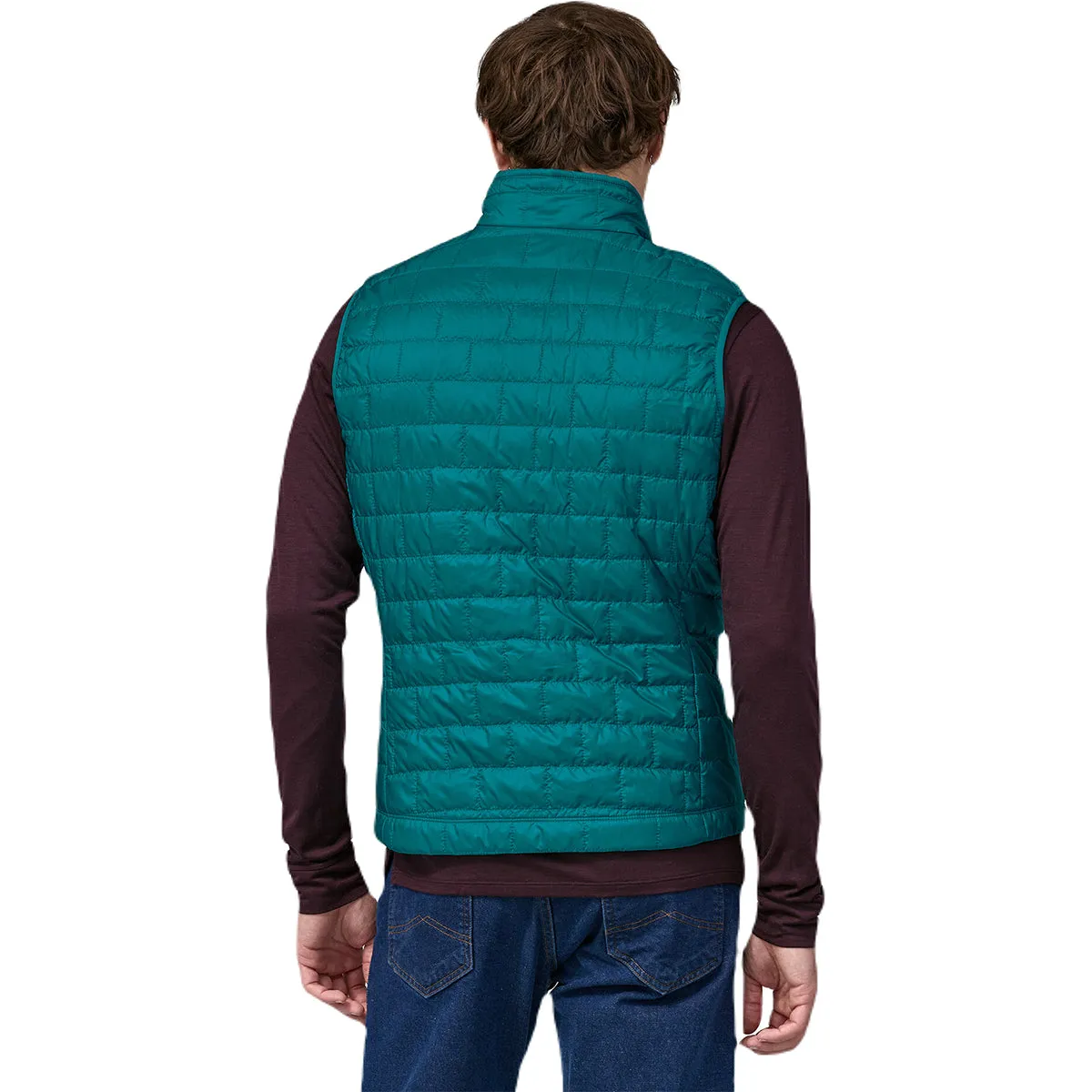 Patagonia Men's Blue Nano Puff Vest for Belaying