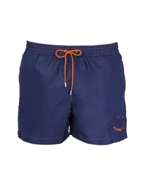 Paul Smiley Swim Trunks with Drawstring in Logo Design