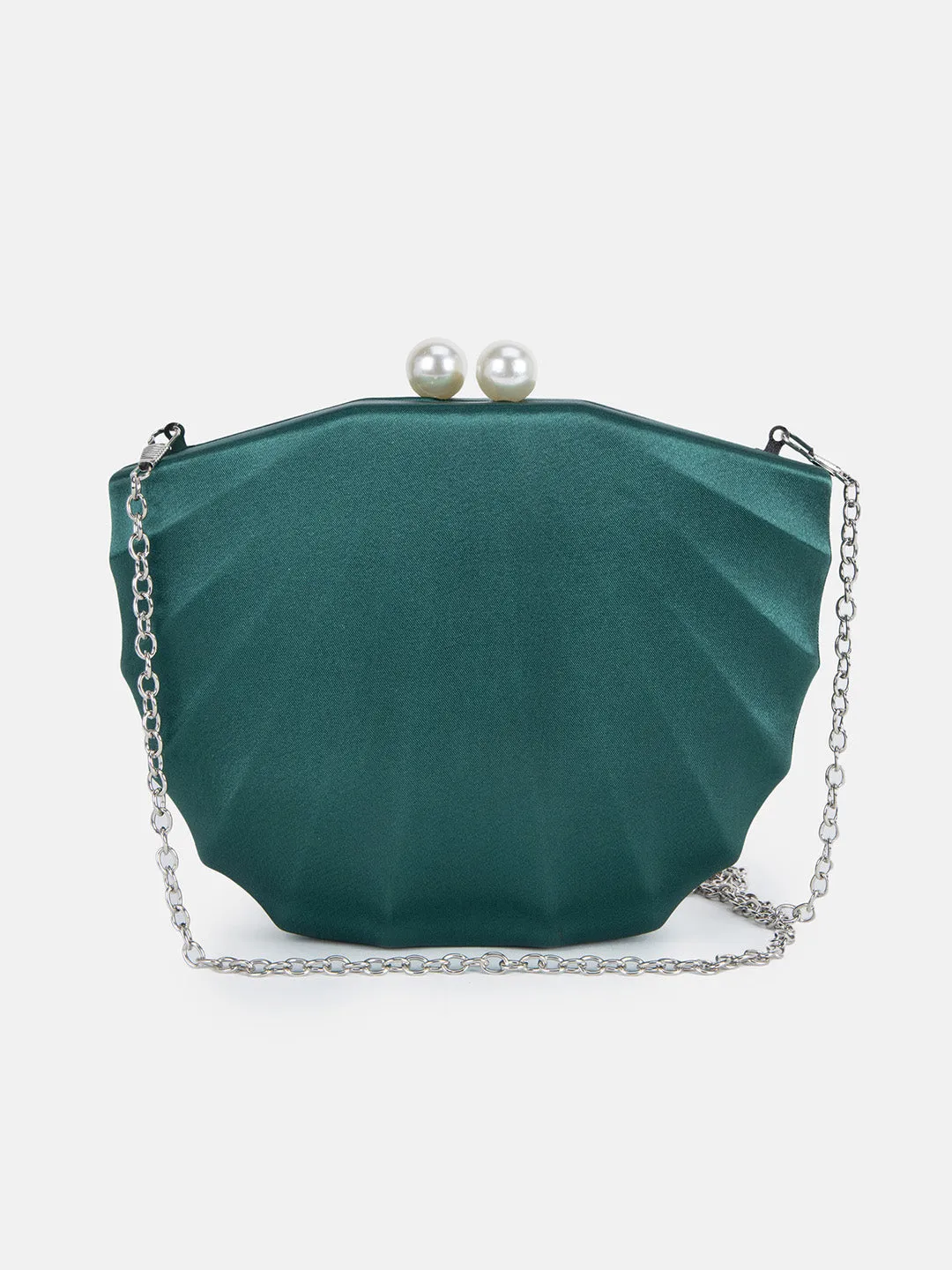 Pearl Lock Clutch Bag