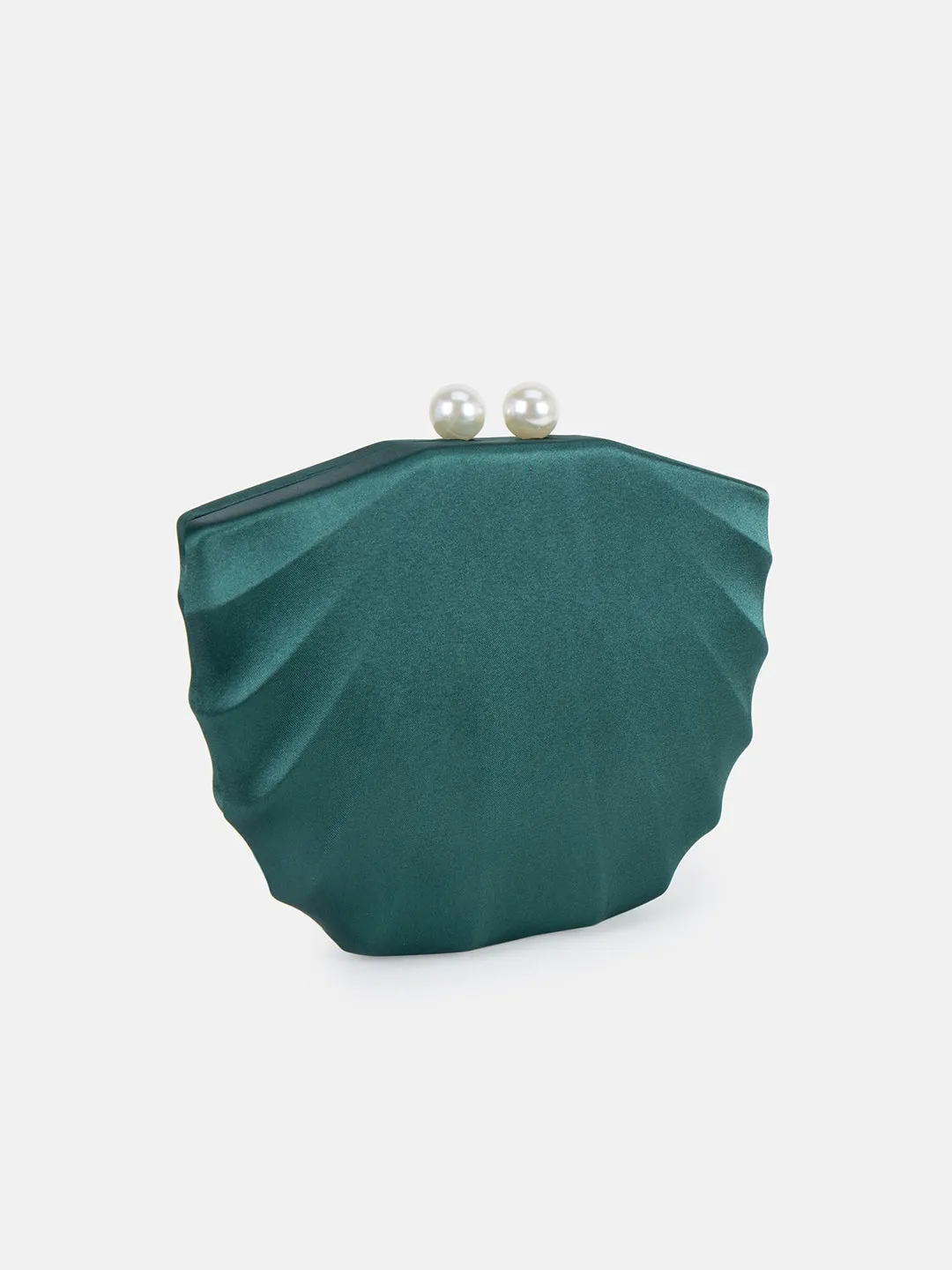 Pearl Lock Clutch Bag