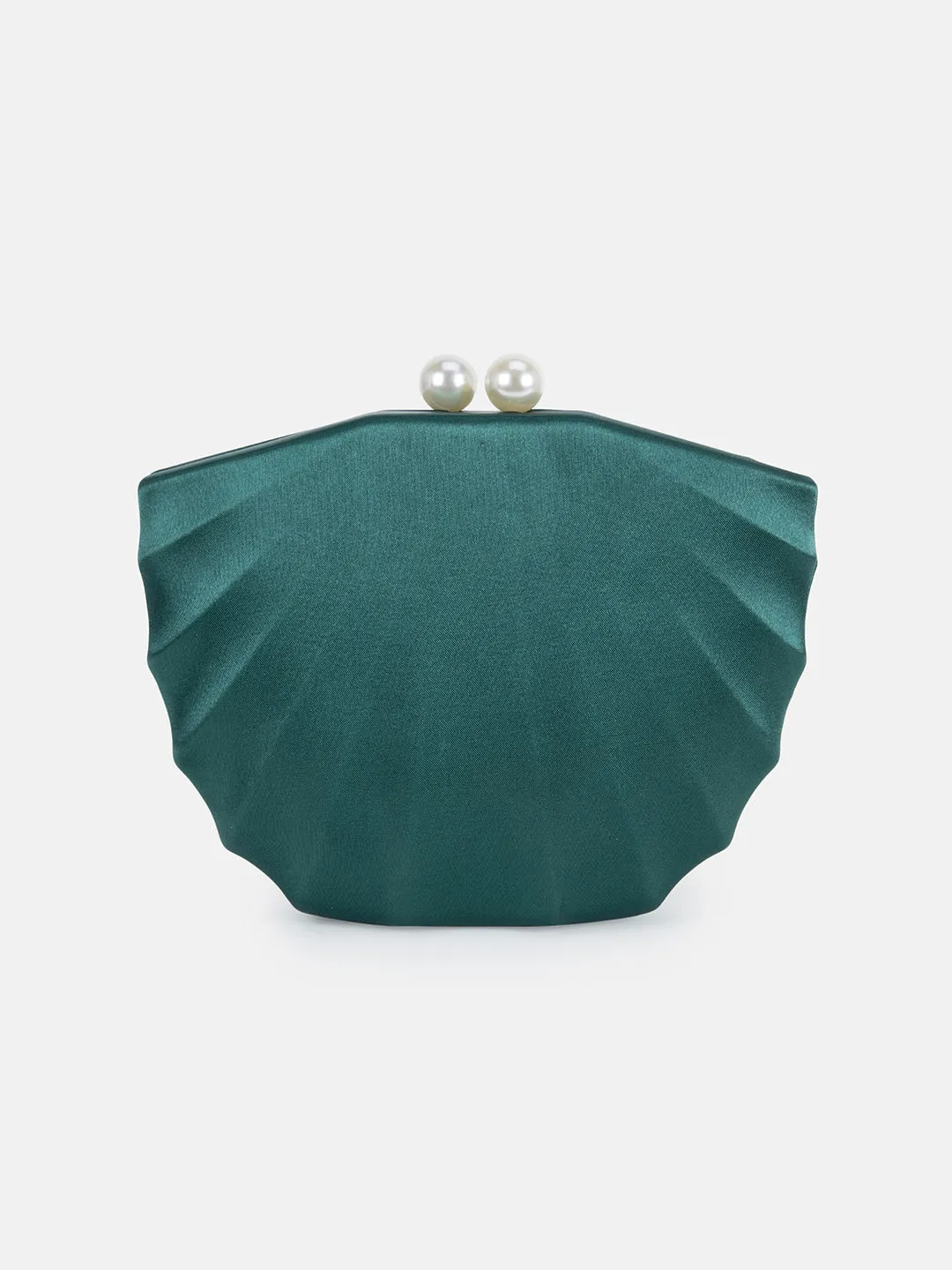 Pearl Lock Clutch Bag