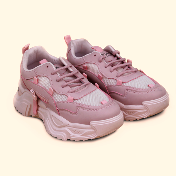 Pink Stylish Classic Girls Sneaker.