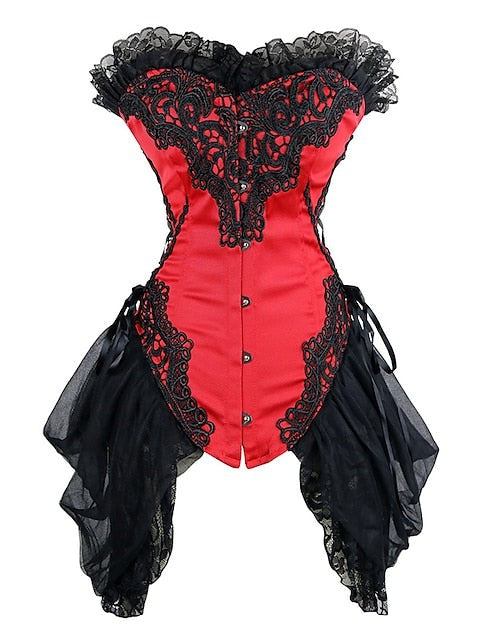 Plus-Size Lace-Up Corset for Special Events