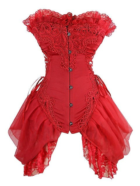 Plus-Size Lace-Up Corset for Special Events