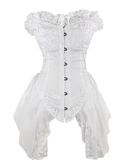 Plus-Size Lace-Up Corset for Special Events