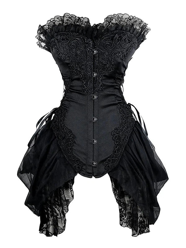 Plus-Size Lace-Up Corset for Special Events