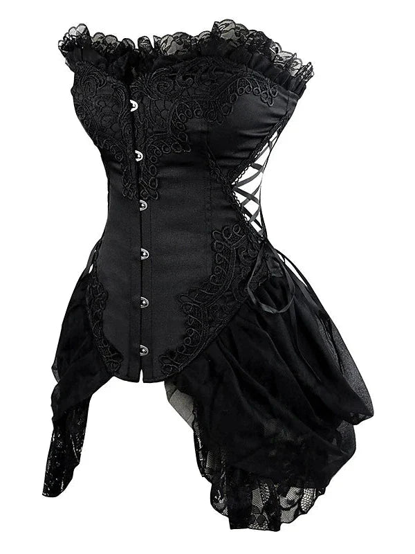 Plus-Size Lace-Up Corset for Special Events