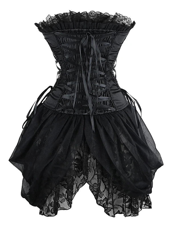 Plus-Size Lace-Up Corset for Special Events